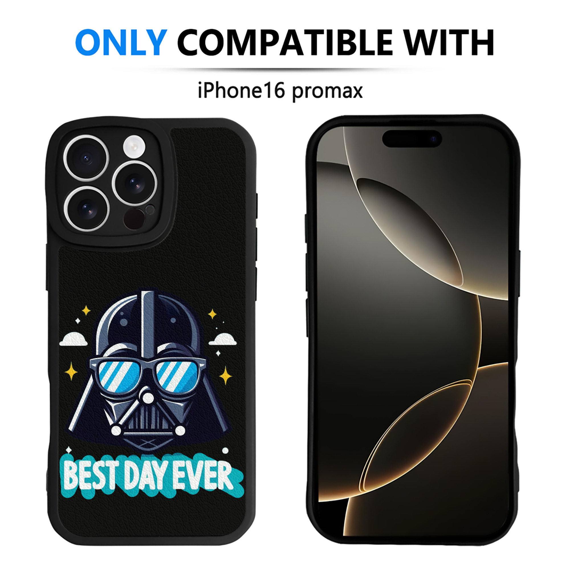 （画像用） スター・ウォーズ Star Wars 【iPhone 16シリーズ対応】シリコンスマホケース（レザー調） 材質：シリコン